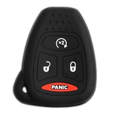 Key Fob Remote Start Skin Shell Case Cover For Chrysler Dodge Kobdt04a