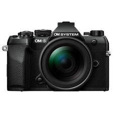 OM SYSTEM OM-5 Mark II Mirrorless Camera, Black with M.Zuiko Digital ED 12-45mm