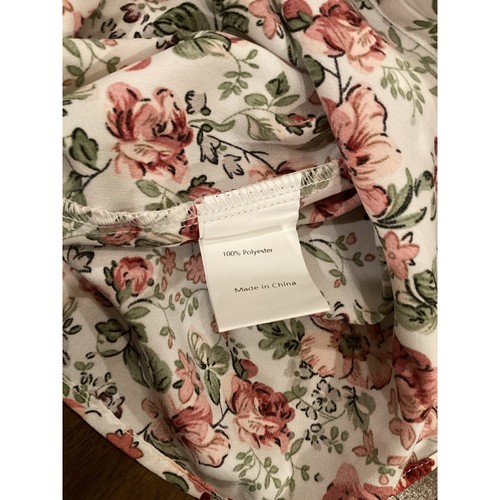 Allegra K Womens Floral Print Long Sleeve Stand Collar Blouse Multicolor M NWT - Picture 8 of 12