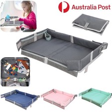 Kids Baby Portable Safety Travel Tray Table Cover Toy Storage Bag For Car Seat