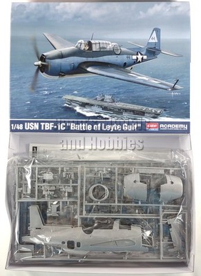 TBF TBF-1 Avenger ''Battle of Leyte Gulf'' US NAVY 1/48 Scale Model Kit - Academy