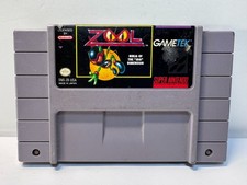 Zool Ninja of the Nth Dimension (Super Nintendo SNES, 1994) Authentic. Tested.