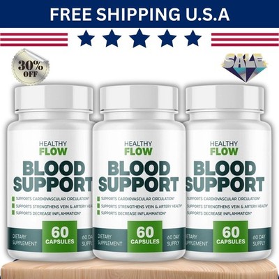 Healthy Flow Blood Support, Cardiovascular Circulation - 180Capsules Genuine