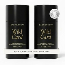 Each  Every All Natural Deodorant for Women  Men - Sensitive Skin, Vegan, Baki