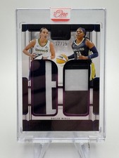 2025 One and One PAIGE BUECKERS ARIKE OGUNBOWALE Purple Dual Memorabilia /25