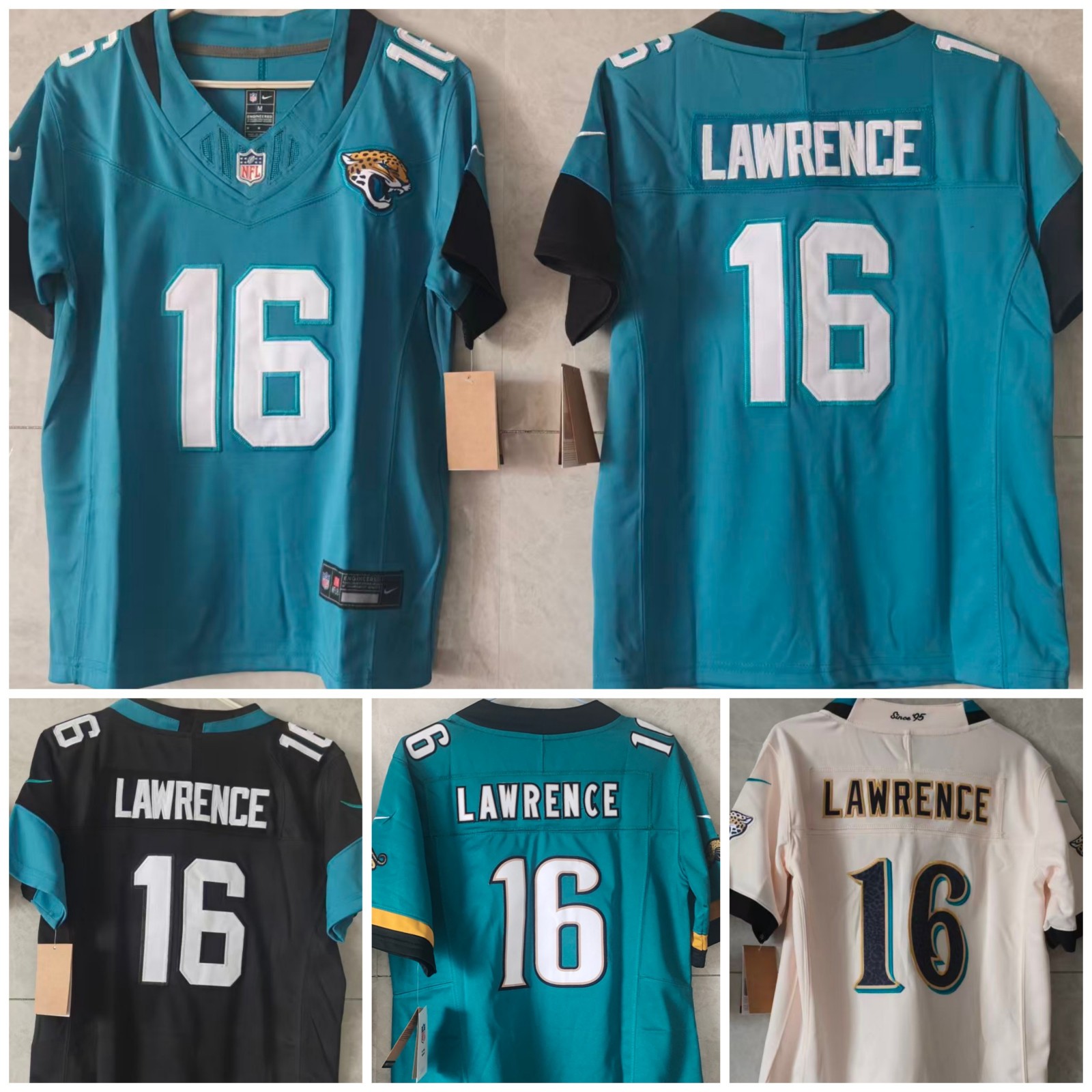 ​​Tariffs​ Free! YOUTH'S JAX Jaguars #16 Trevor Lawrence FUSE Stitched Jersey.