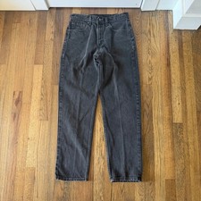 Vintage Levis 550 Jeans Men W 32 L 32 Relaxed Fit Black Denim Made in USA Cotton
