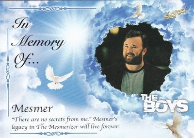 2025 Skybox/UPPER DECK  The Boys Season 1&2  ''IN MEMORY OF'' IMO-7 MESMER
