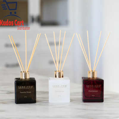 Sand & Fog Diffuser 3er Pack 180ml Raumduft Jasmin Fresh Breeze Pistazie