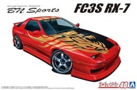 Aoshima 1/24 Mazda Bn Sports FC3S RX-7 1989 Tuned Drift Sports Model Kit Y865568