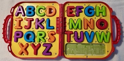 Elmo On The Go ABC Alphabet Letters Red Carrying Case Sesame