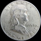 1954-D 50C Franklin Half Dollar