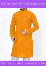 Mens Kurta Cotton Indian Men Designer Ethnic Kurta Party Wear Plus Sizes