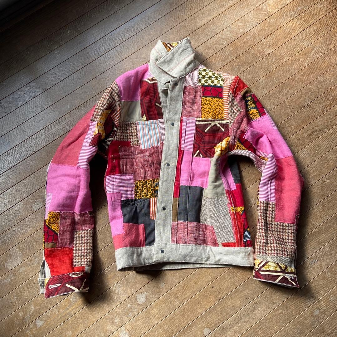 Junya Watanabe Man x Levis Collab Patchwork Jacke… - image 2