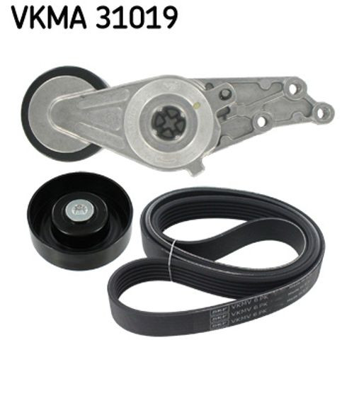 SKF Keilrippenriemensatz (Vkma 31019) FüR Audi A4 B6 B7 Seat Exeo A6 C6 |-image