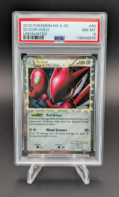 Scizor 2010 Pokemon Heartgold & Soulsilver Undaunted Holo #84 PSA