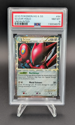 Scizor 2010 Pokemon Heartgold & Soulsilver Undaunted Holo #84 PSA