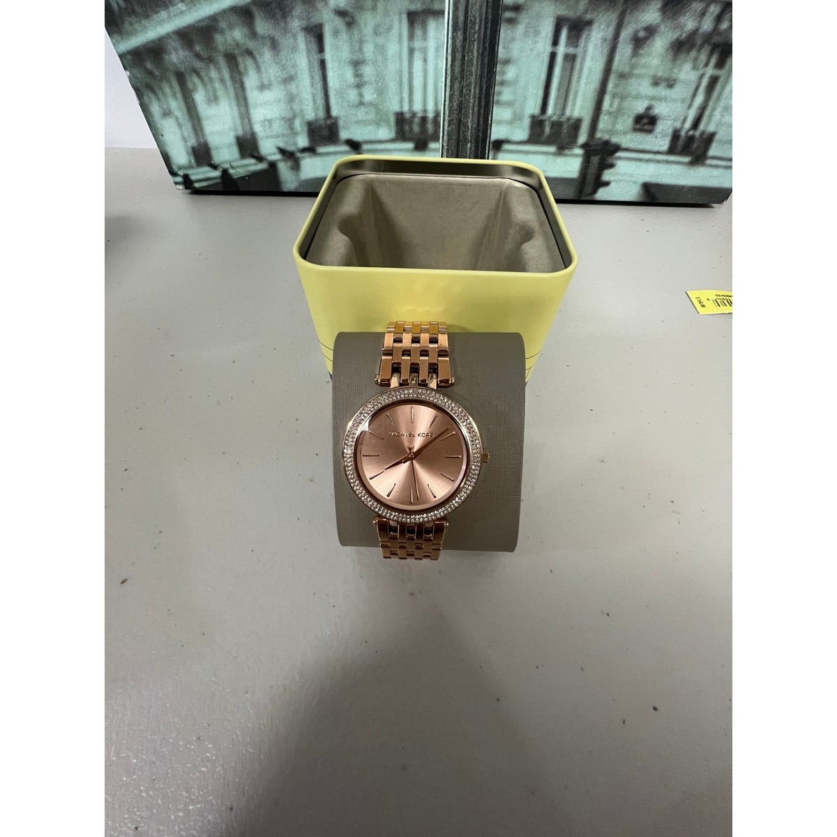 Michael Kors MK3192 Darci Rose Gold Dial Pave Bezel Ladies  display picture 2