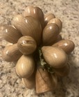 Beautiful MCM Bunch of Wooden Grapes — photo 1