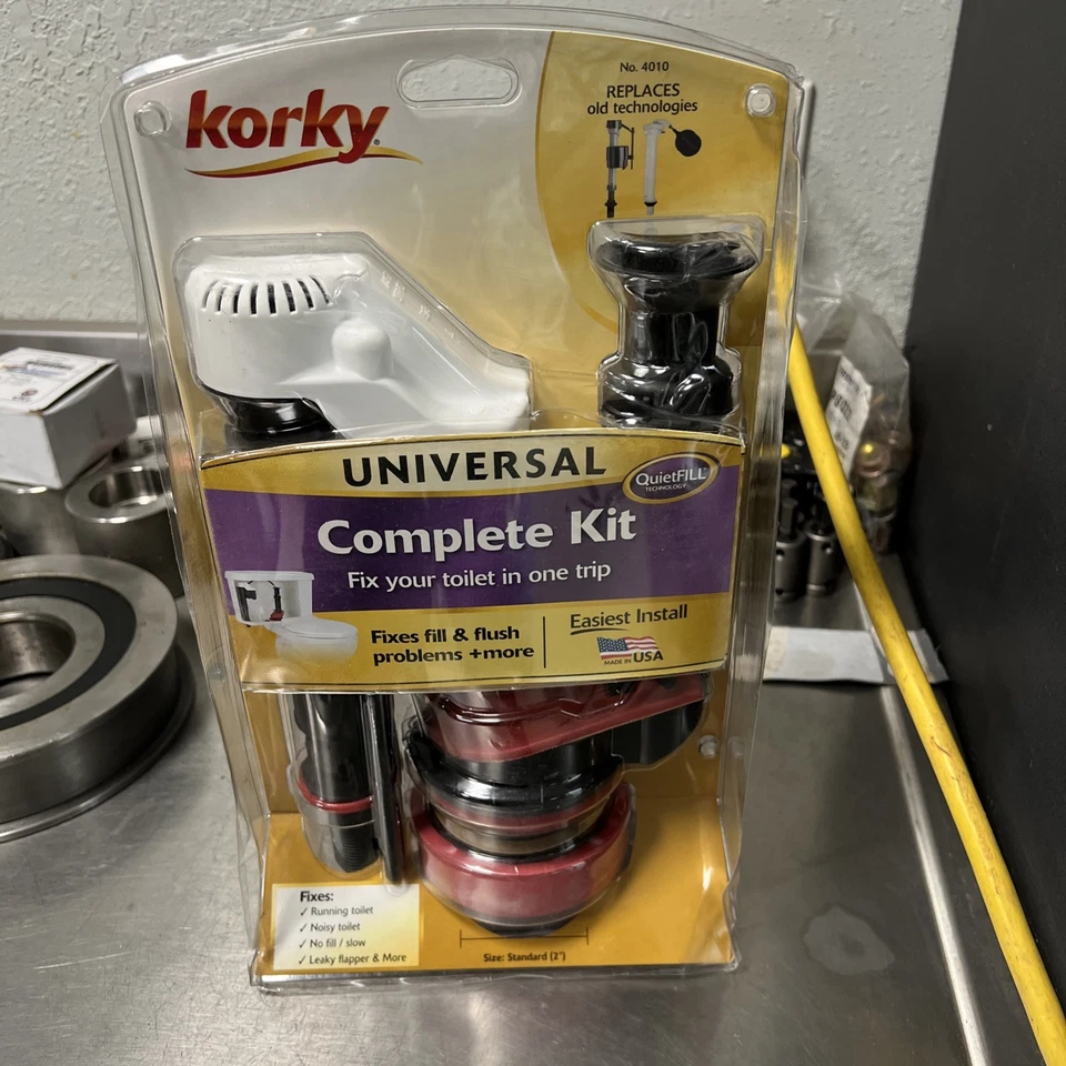 Korky QuietFILL Platinum Complete Universal Toilet Repair Kit 4010MP New