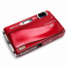 FUJIFILM FinePix Z700 EXR Red Digital Camera 12.0MP Tested Working From Japan