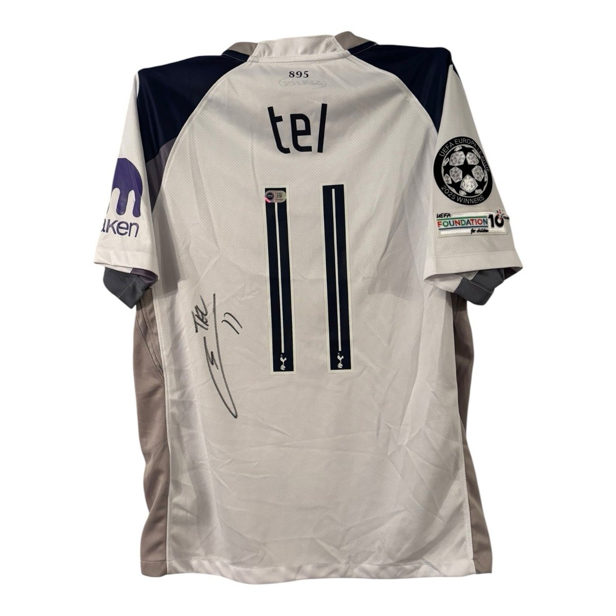 Mathys Tel Signed Shirt EXACT PROOF ACG Authentication JERSEY