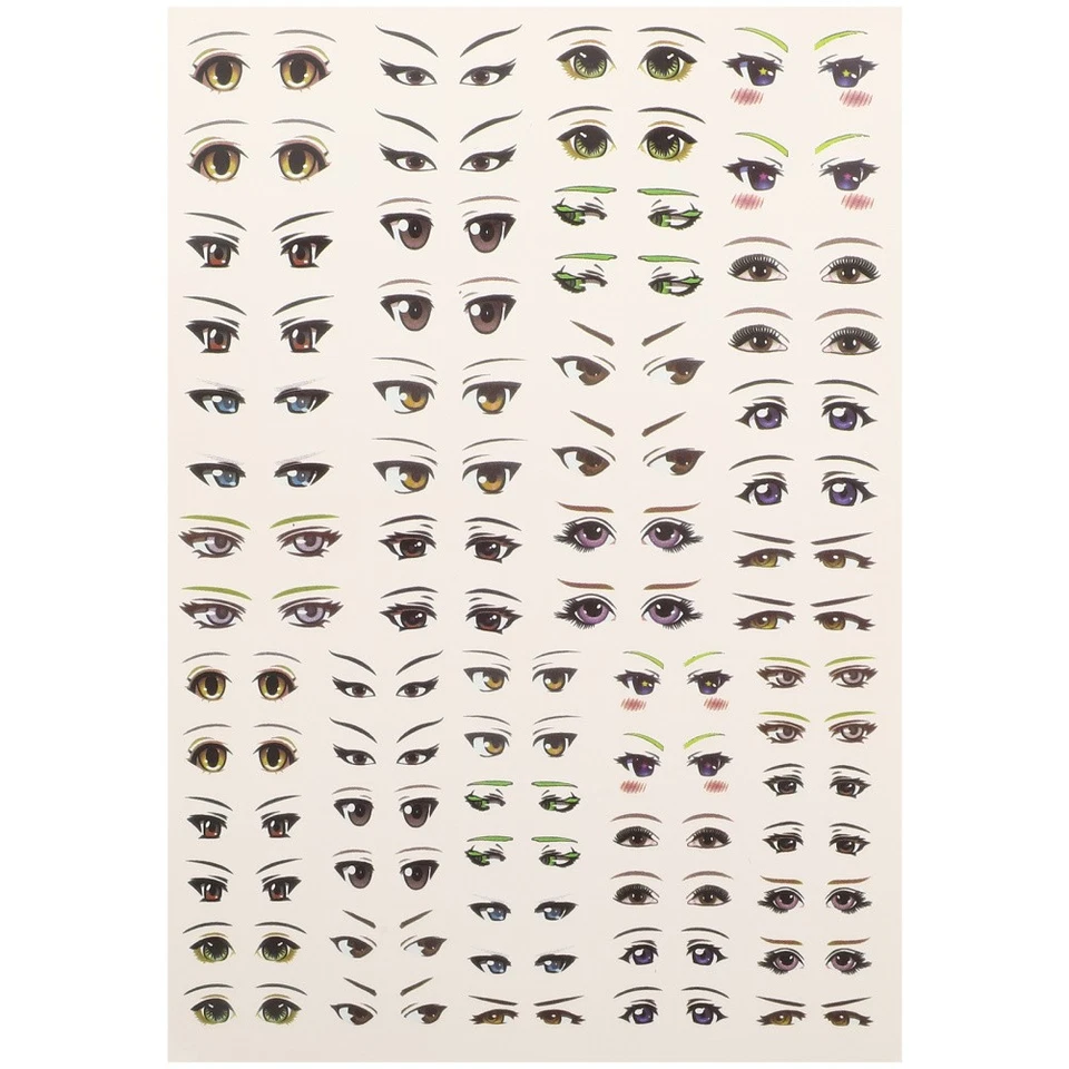 Eye Sticker Craft Eyes Self Adhesive Decals Face Stickers for Crafts - image 4 of 4