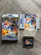 Sega Game Gear - Sonic Spinball for Sega Master System Boxed with Manual