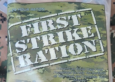 First Strike Ration (24 hour MRE) FSR - Insp 2026 - Individual Menu