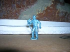 Vintage 1950's Marx Tom Corbett Figure Spaceman 45mm MICROPHONE Blue Metallic