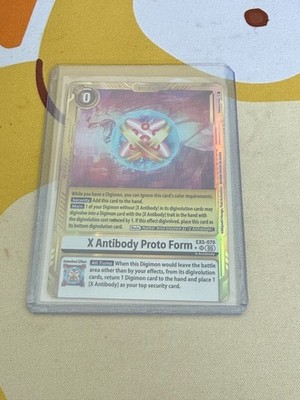 Digimon CCG X Antibody Proto Form (Alternate Art) EX5-070 Alternative Art Foil