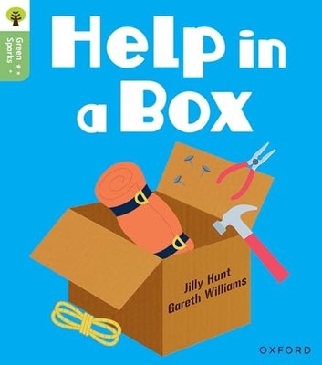 Jilly Hunt - Oxford Reading Tree Green Sparks  Level 4  Help in a Box  - N245z
