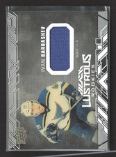 2018 Upper Deck Black Lustrous Rookies Ivan Barbashev #LR-IB Jersey Patch