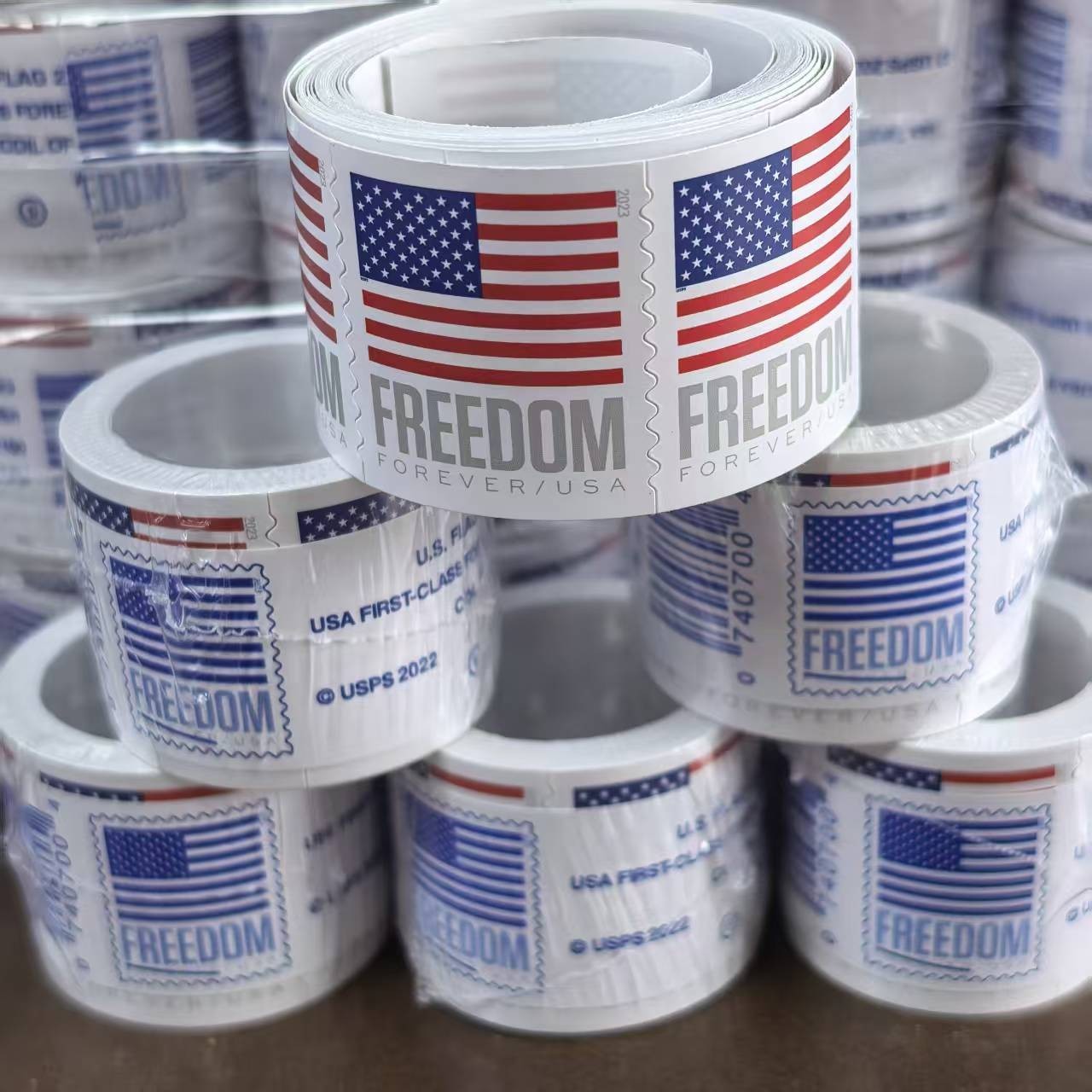 Newest 30 ROLLS Of 100 Forever stamps 2025 USPS postage-3000 PCS-Special Sale