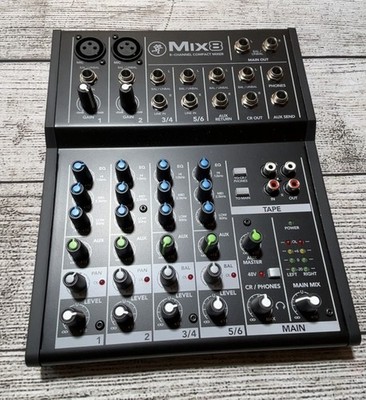 Mackie MIX8 8-Channel Mixer Used - Compact, Versatile, Great Condition