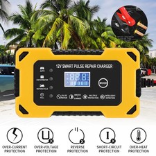 6A Smart Car Battery Fast Charger 12V Charger Automatic Pulse Repair AGM/GEL UK