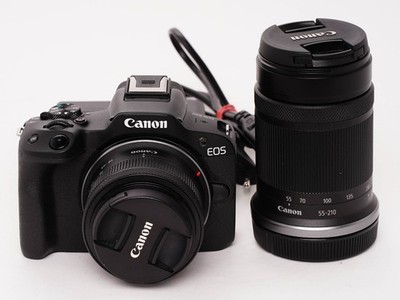 Canon Kit EOS R50 + RF-S 18-45 mm f/4,5-6,3 IS STM+RF-S 55-210 mm f/5-7,1 IS STM