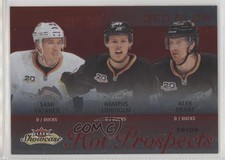 2013-14 Fleer Showcase Red Glow /27 Hampus Lindholm Alex Grant Sami Vatanen 2o7