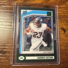 2024 Panini Clearly Donruss - Rated Rookie Audric Estime 6 /25 PACK FRESH