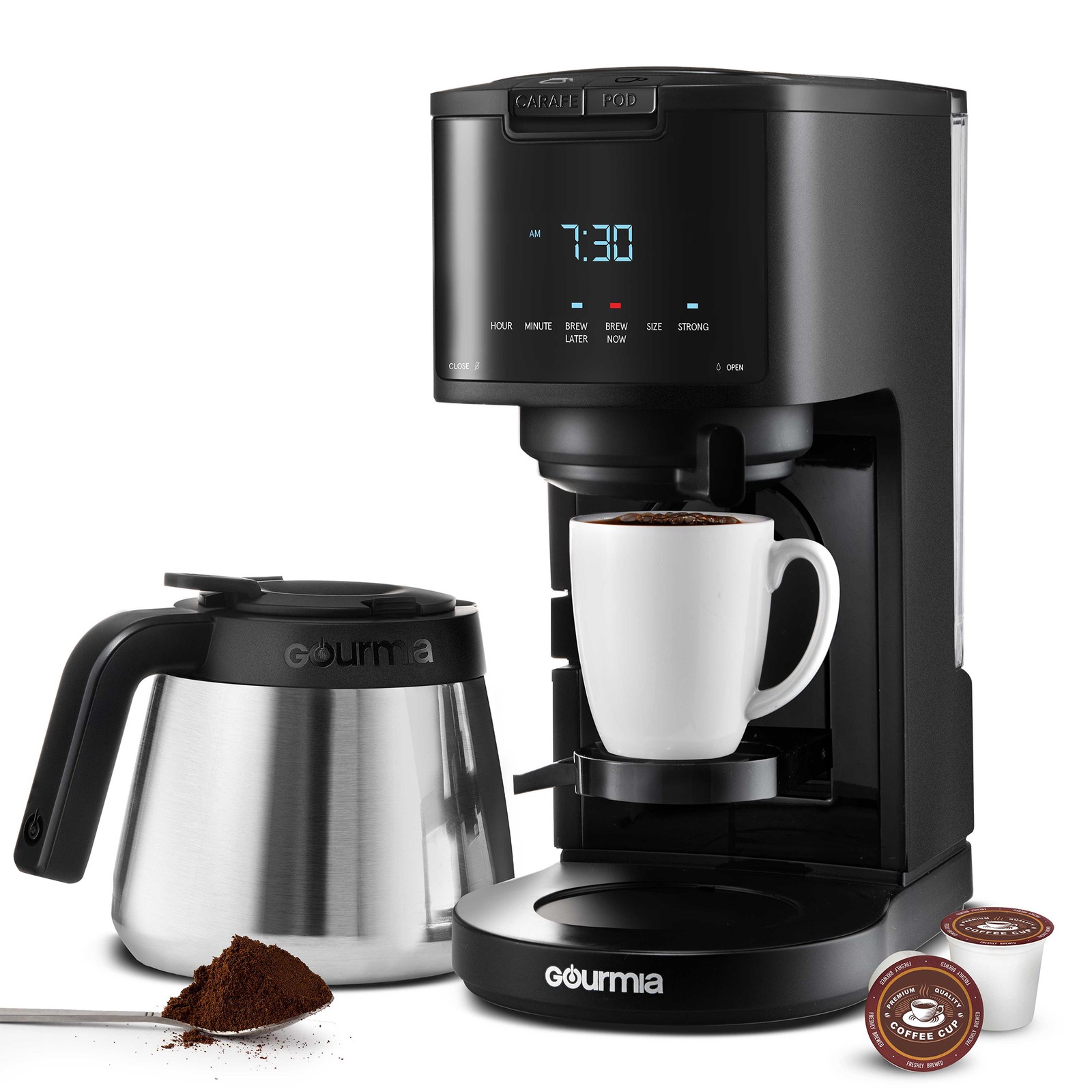Single Serve, 12 Cup And K-cup Compatible