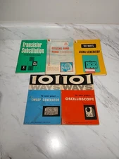 5 Vintage Howard W. Sams Electronic Handbooks: Generator Transistor Oscilloscope