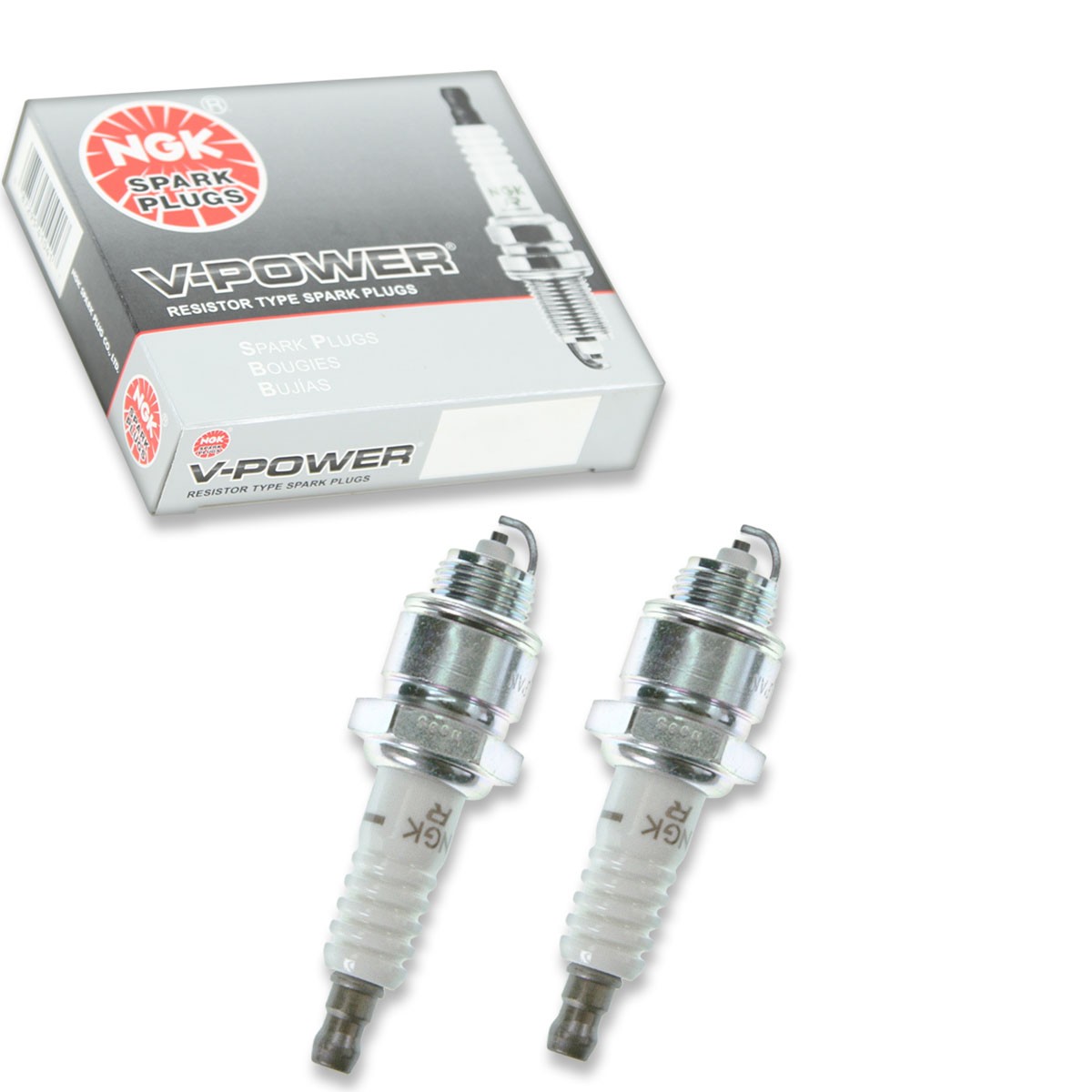 2 pc NGK 3332 XR5 V-Power Spark Plugs for WR8FC WR8F WR8EC WR7F SP476 SP449 yg