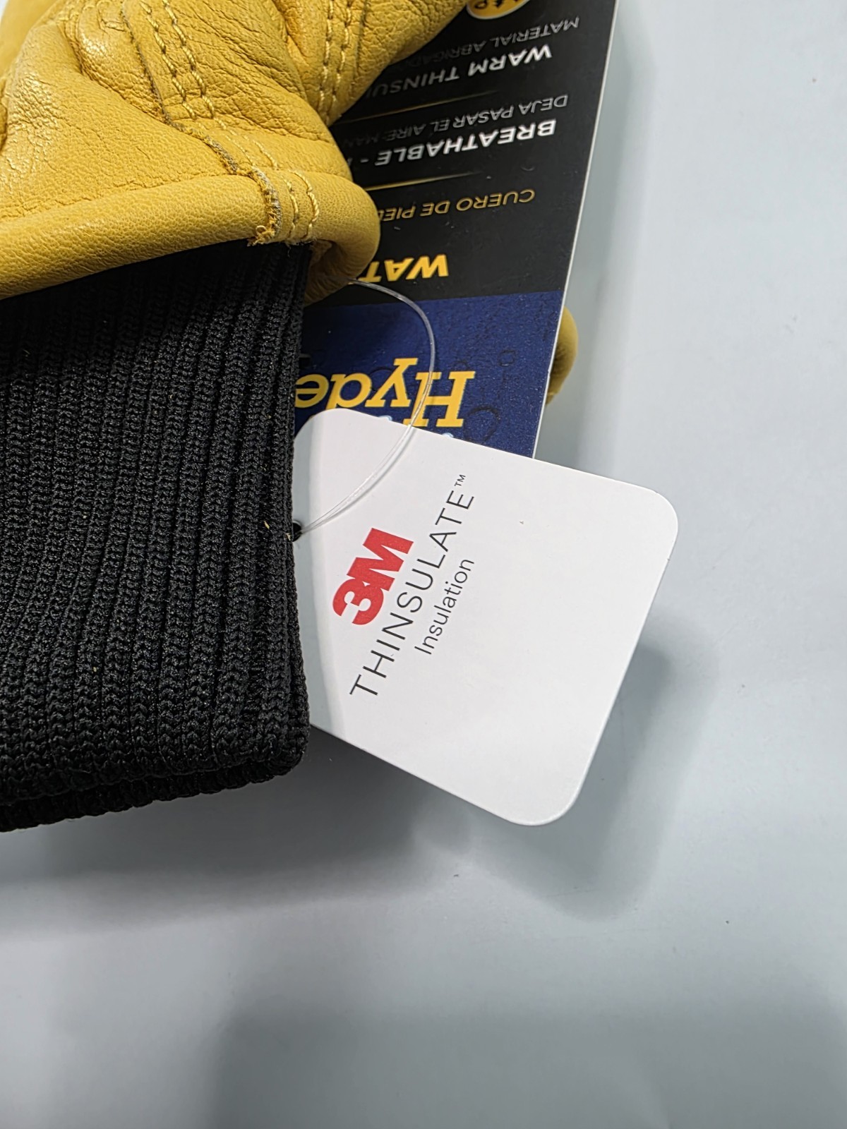 Wells Lamont Cold Weather Hydrahyde Thinsulate  Water Resistant Cowhide Gloves L