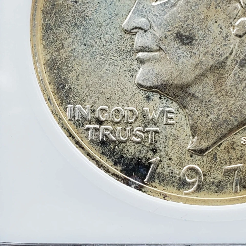 1971 S $1 Ike Eisenhower Dollar Coin ANACS PF64 Cameo Variety DDO 052 DDR 010 - Image 4 of 4