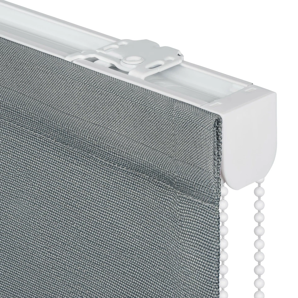 Raffrollo Raffgardine Tür Fenster Vorhang Plissee Rollo Faltrollo Seitenzugrollo - Bild 2 von 4