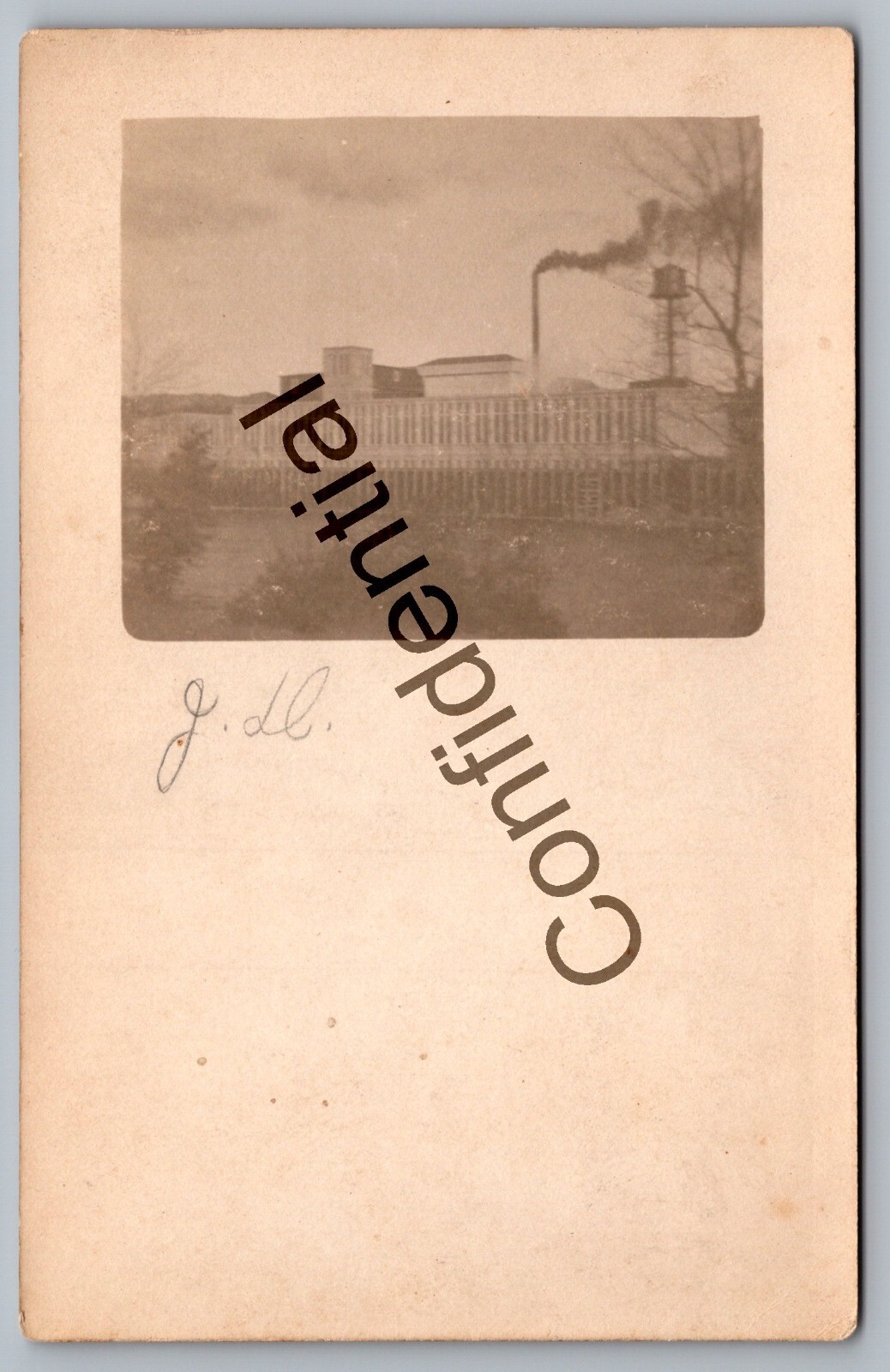 Real Photo Paper Mill Or Factory At Raymondville NY New York RP RPPC I