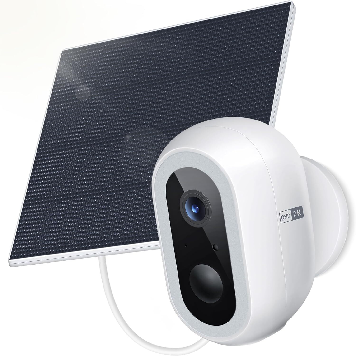 Laview 2K Wireless Solar-Powered Outdoor Security Camera with Rechargeable Battery