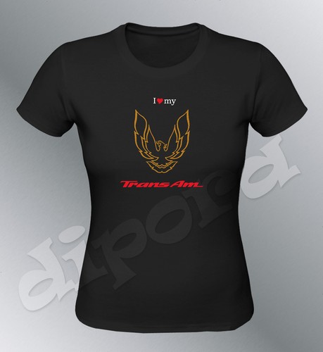Tee shirt personnalise TRANS AM S M L XL XXL femme firebird muscle car - Picture 3 of 6
