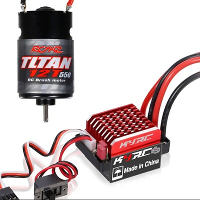 550 Motor und 60A/360A 6V/2A Bec wasserdichter Regler Traxxas TRX4 Axial SCX10