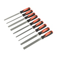 Timco File & Rasp Set Files Filing Metal Wood Shaping Smoothing Chisel Tool 9pcs